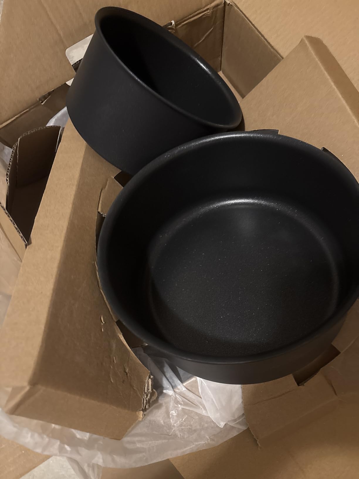 T-fal Ingenio Essentials Cookware Set with Detachable/Removable Handle 11 Piece, Granite Titanium Non Stick, Induction, Oven Broiler Safe 500F, Stackable, Pots and Pans Set, RV Camping, Fry Pans Gray - Customer Photo 1