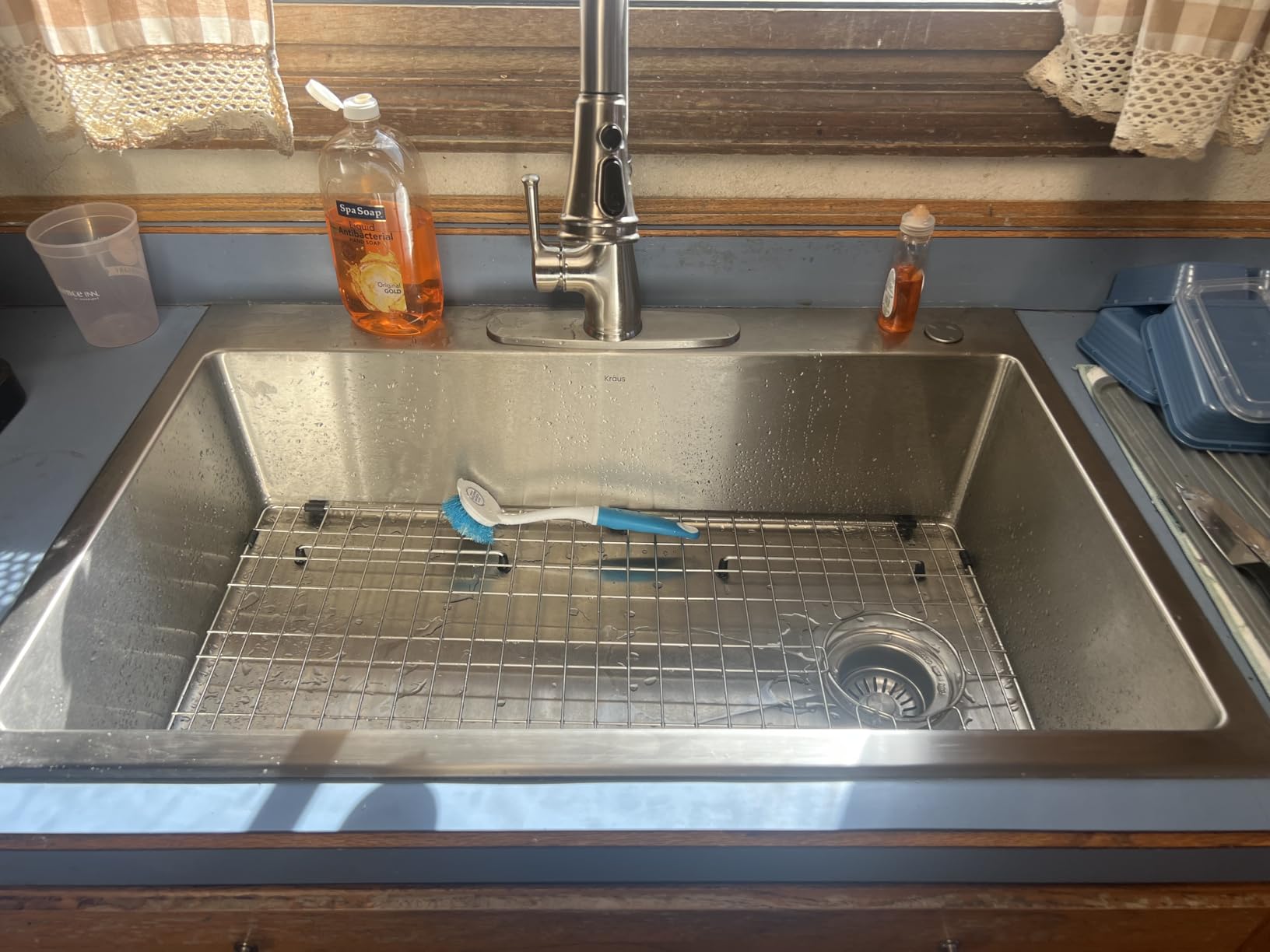 KRAUS Fairlane 25-inch Undermount Single Bowl 18-Gauge Stainless Steel Kitchen Sink, KHU641-25 - Customer Photo 1