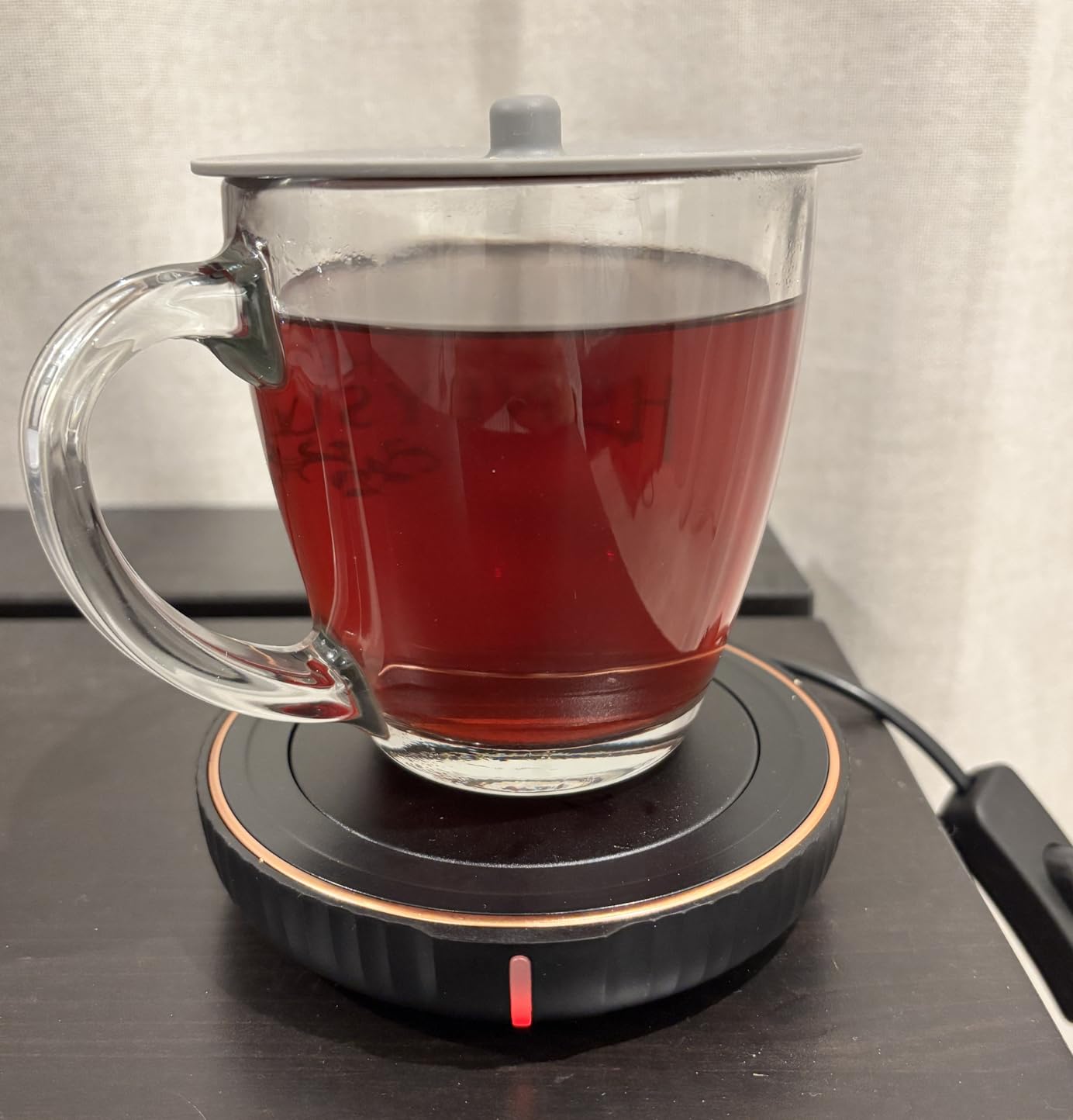 HouseGem Large Candle Warmer Plate - Coffee Cup Mug Warmer for Desk, Candle Melter, Electric Mug Heater for Beverages, Milk & Tea - Customer Photo 1
