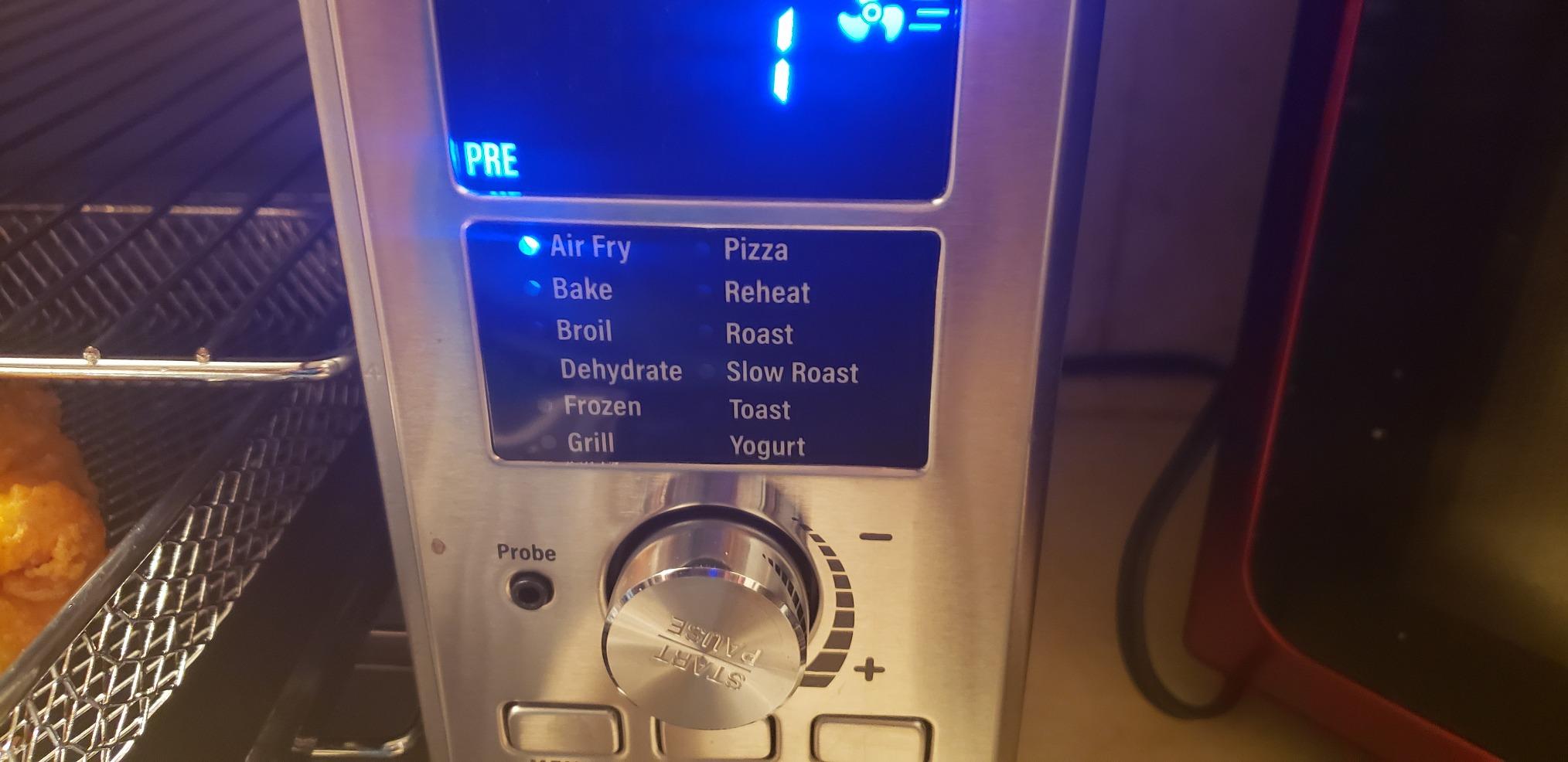 Nuwave Plug-In Grill Air Fryer Oven Combo w/Sheath Heaters, Authentic Char Flavor, 2024 New Convection System, 2X More Even, 100 Presets, Smarter Probe, 50-550°F, Stainless Steel - Customer Photo 1