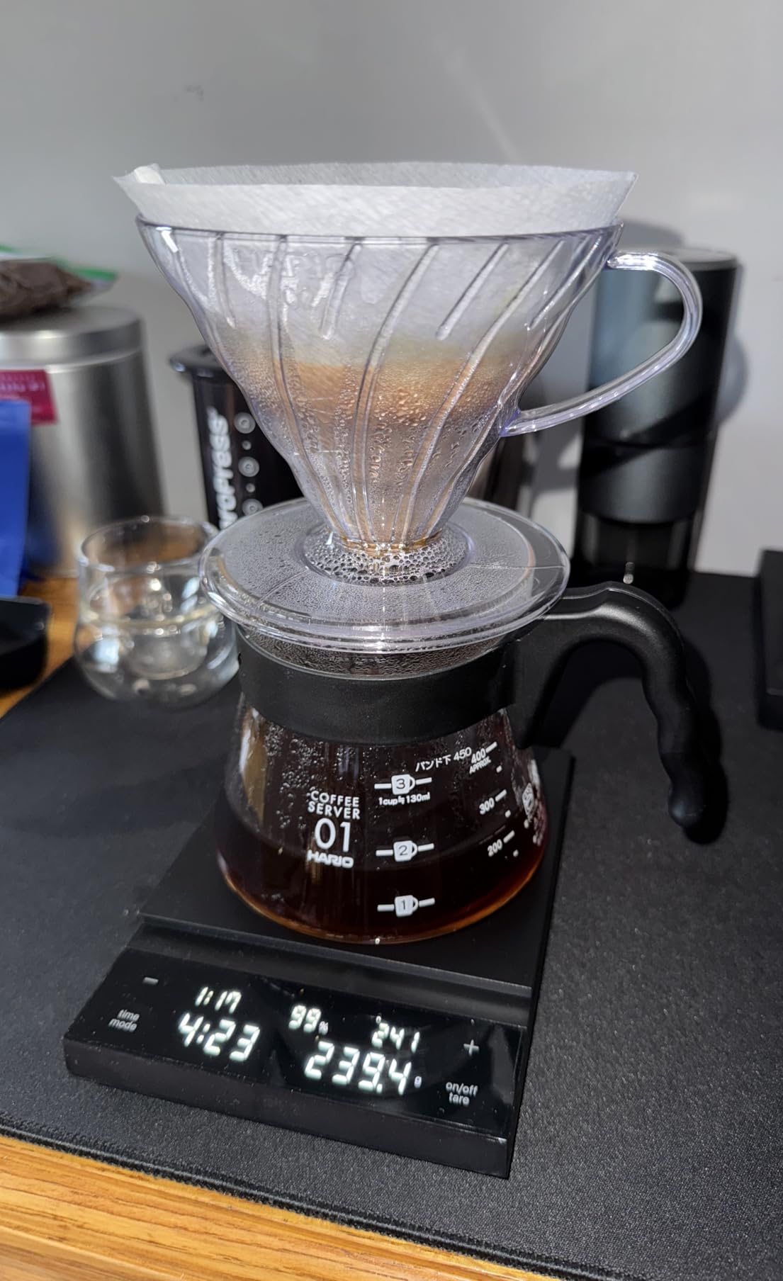 HARIO CST-2000-B Polaris Coffee Scale, Black Customer Review HARIO CST-2000-B Polaris Coffee Scale, Black - Customer Photo 1
