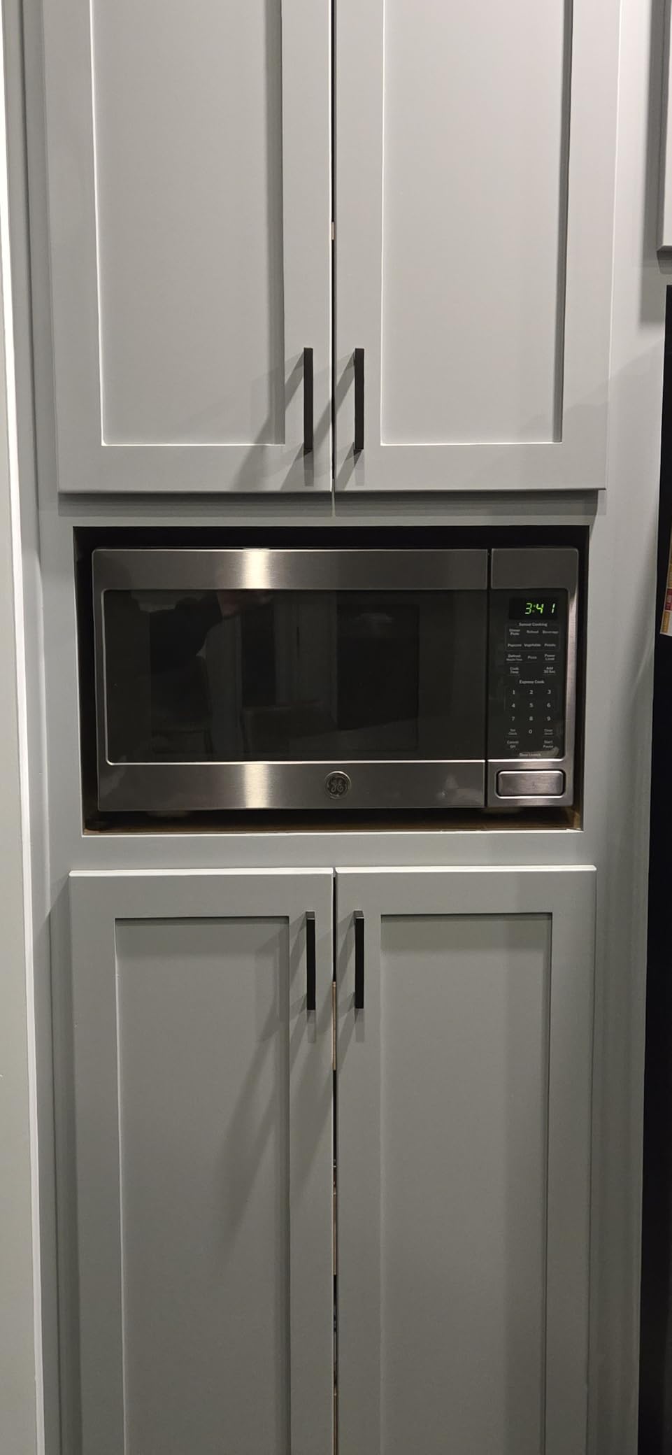 GE Countertop Microwave Oven, 1,150-watt Capacity, 1.6 Cubic Ft., 8 Auto Setting Cooking Settings, Child-Lock Technology, Stainless Steel Customer Review GE Countertop Microwave Oven, 1,150-watt Capacity, 1.6 Cubic Ft., 8 Auto Setting Cooking Settings, Child-Lock Technology, Stainless Steel - Customer Photo 1