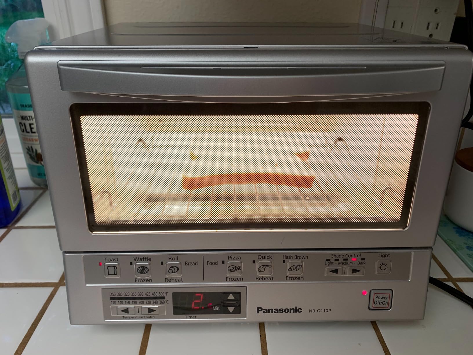 Panasonic FlashXpress Toaster Oven Countertop, Compact 4 Slice Toaster Oven w/Double Infrared Heating, PFAS-free, 6 Auto Cook Options & Precise Temperature Control, 1300W - NB-G200P (Stainless Steel) Customer Review Panasonic FlashXpress Toaster Oven Countertop, Compact 4 Slice Toaster Oven w/Double Infrared Heating, PFAS-free, 6 Auto Cook Options & Precise Temperature Control, 1300W - NB-G200P (Stainless Steel) - Customer Photo 5