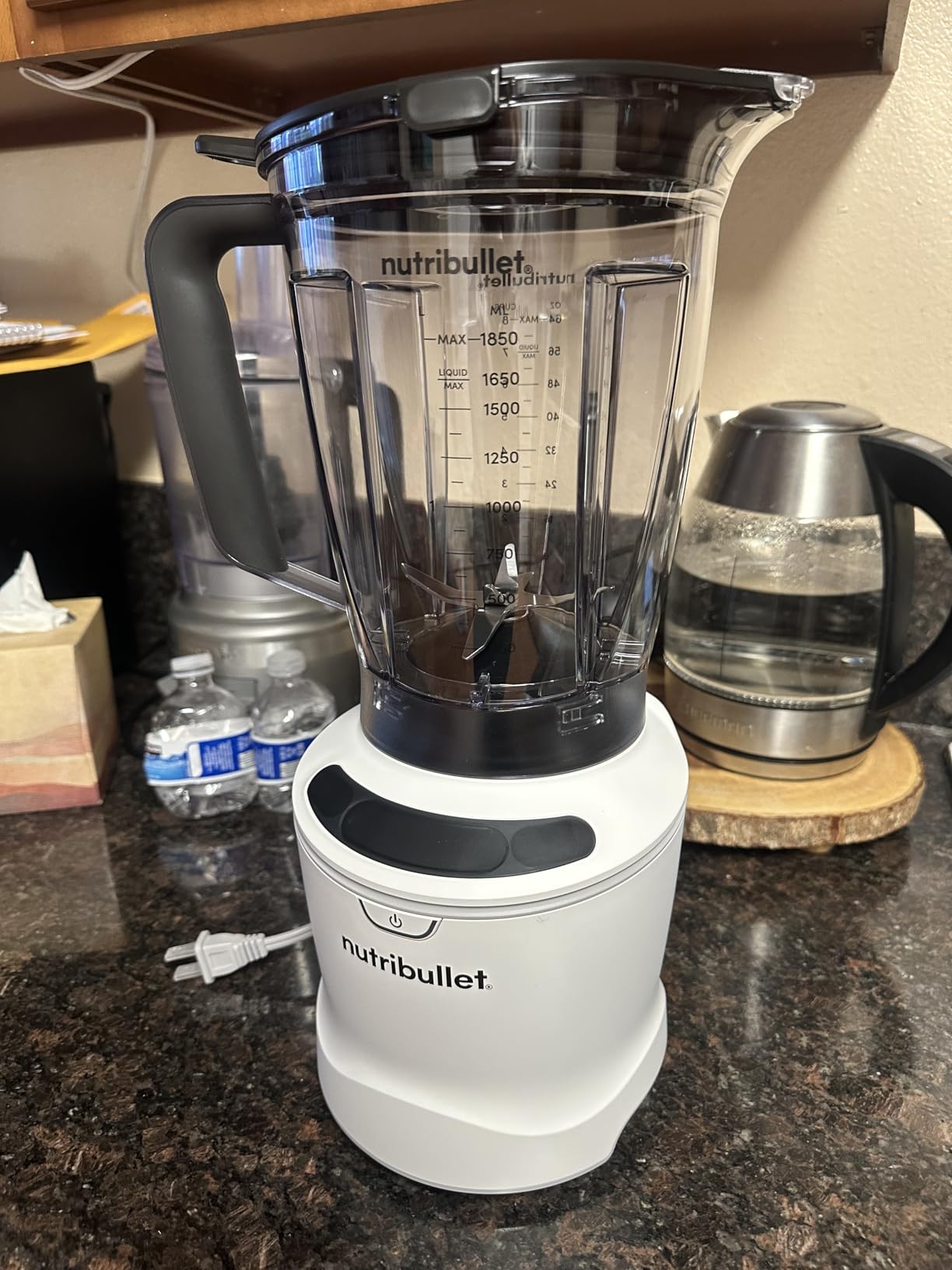 nutribullet SmartSense Blender Combo, 1400W, 64oz Pitcher, 32oz & 24oz Cups, 5-Speed, Smoothies, Ice and Frozen Fruit, Nut Milk, Soup, Gunmetal Gray, NBF50700 Customer Review nutribullet SmartSense Blender Combo, 1400W, 64oz Pitcher, 32oz & 24oz Cups, 5-Speed, Smoothies, Ice and Frozen Fruit, Nut Milk, Soup, Gunmetal Gray, NBF50700 - Customer Photo 2