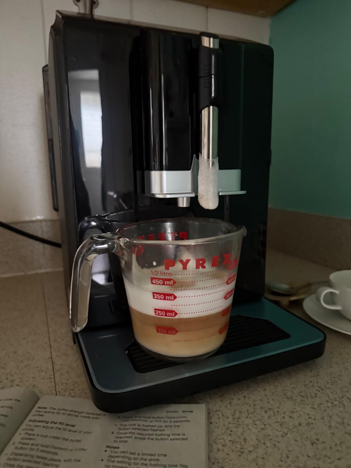 Bosch 300 Series Fully Automatic Espresso and Coffee Machine – In-Cup Frother, OneTouch Milk Drinks, 5 Drink Options, Ceramic Grinder, Easy Clean & Descale, in Black TIU20109 - Customer Photo 1