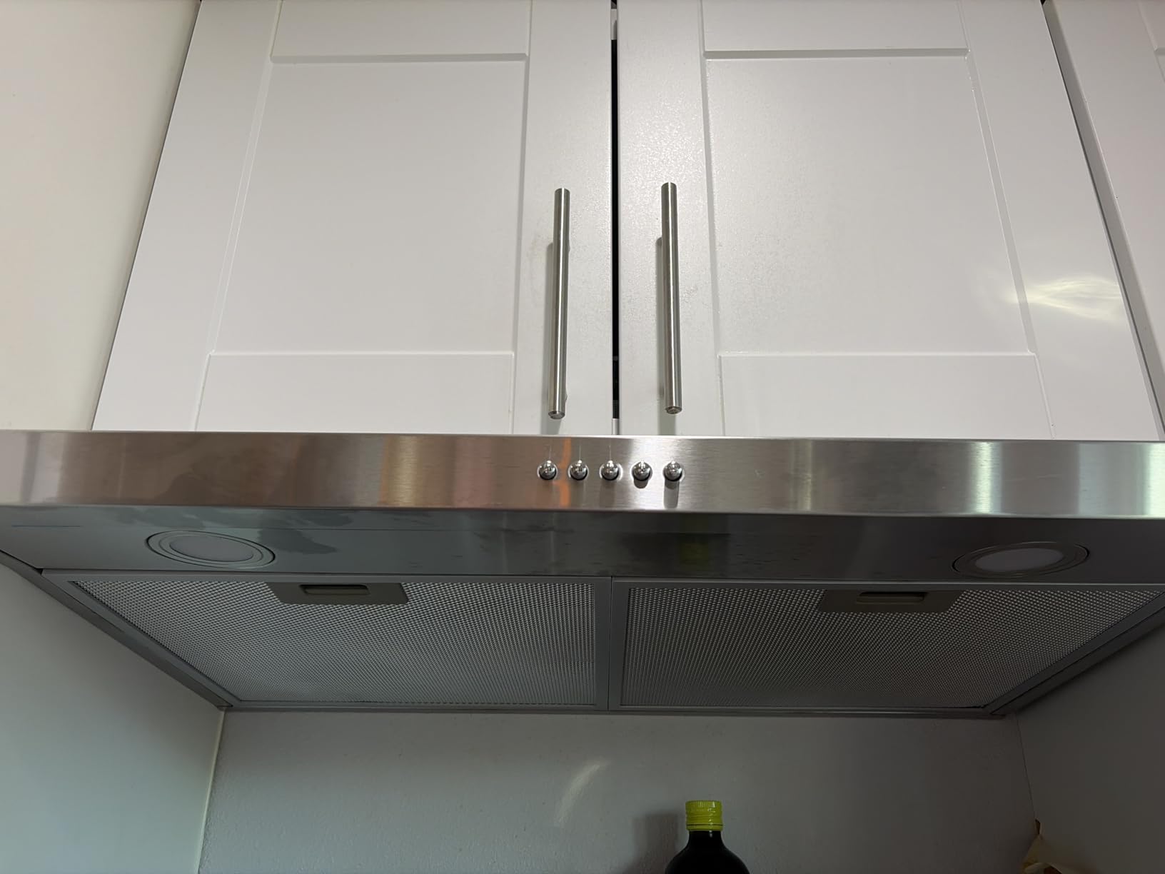 FIREGAS 36 Inch Under Cabinet Range Hood, Ducted/Ductless Convertible Kitchen Vent Hood with 3-Speed Exhaust Fan, 300 CFM, LED Lights, Stainless Steel Stove Hood for Kitchen Customer Review FIREGAS 36 Inch Under Cabinet Range Hood, Ducted/Ductless Convertible Kitchen Vent Hood with 3-Speed Exhaust Fan, 300 CFM, LED Lights, Stainless Steel Stove Hood for Kitchen - Customer Photo 1