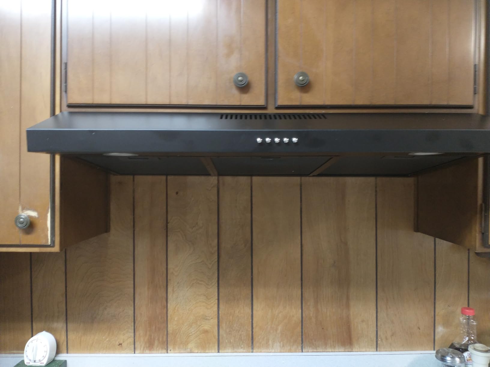 FIREGAS 36 Inch Under Cabinet Range Hood, Ducted/Ductless Convertible Kitchen Vent Hood with 3-Speed Exhaust Fan, 300 CFM, LED Lights, Stainless Steel Stove Hood for Kitchen Customer Review FIREGAS 36 Inch Under Cabinet Range Hood, Ducted/Ductless Convertible Kitchen Vent Hood with 3-Speed Exhaust Fan, 300 CFM, LED Lights, Stainless Steel Stove Hood for Kitchen - Customer Photo 2