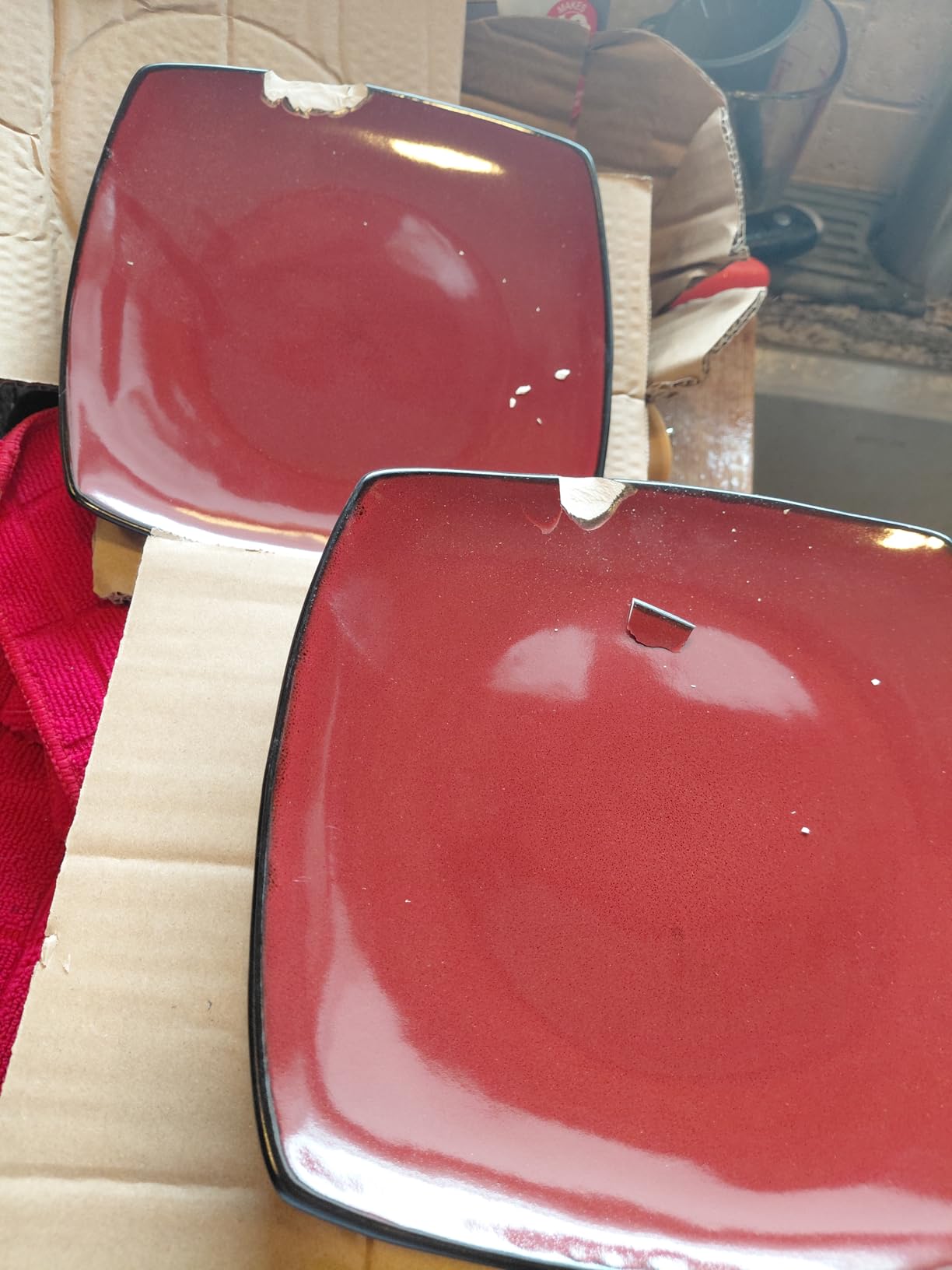 Gibson Elite Pasco 16 Piece (Service for 4) Plates and Bowls Double Bowl Reactive Glaze Dishes Stoneware Ceramic Dinnerware Set - Grey Customer Review Gibson Elite Pasco 16 Piece (Service for 4) Plates and Bowls Double Bowl Reactive Glaze Dishes Stoneware Ceramic Dinnerware Set - Grey - Customer Photo 1