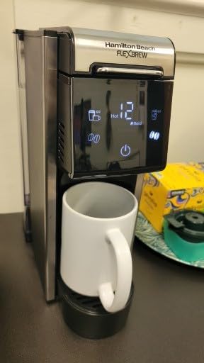 Hamilton Beach FlexBrew Advanced 4-in-1 Single Serve Hot & Iced Coffee Maker with Removable 45 oz. Water Reservoir, Use Pod Packs and Grounds, Fast Brewing, LED Touchscreen, Black (49925) Customer Review Hamilton Beach FlexBrew Advanced 4-in-1 Single Serve Hot & Iced Coffee Maker with Removable 45 oz. Water Reservoir, Use Pod Packs and Grounds, Fast Brewing, LED Touchscreen, Black (49925) - Customer Photo 2