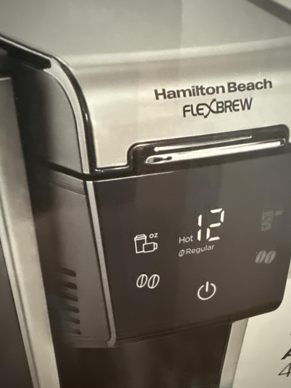Hamilton Beach FlexBrew Advanced 4-in-1 Single Serve Hot & Iced Coffee Maker with Removable 45 oz. Water Reservoir, Use Pod Packs and Grounds, Fast Brewing, LED Touchscreen, Black (49925) Customer Review Hamilton Beach FlexBrew Advanced 4-in-1 Single Serve Hot & Iced Coffee Maker with Removable 45 oz. Water Reservoir, Use Pod Packs and Grounds, Fast Brewing, LED Touchscreen, Black (49925) - Customer Photo 3