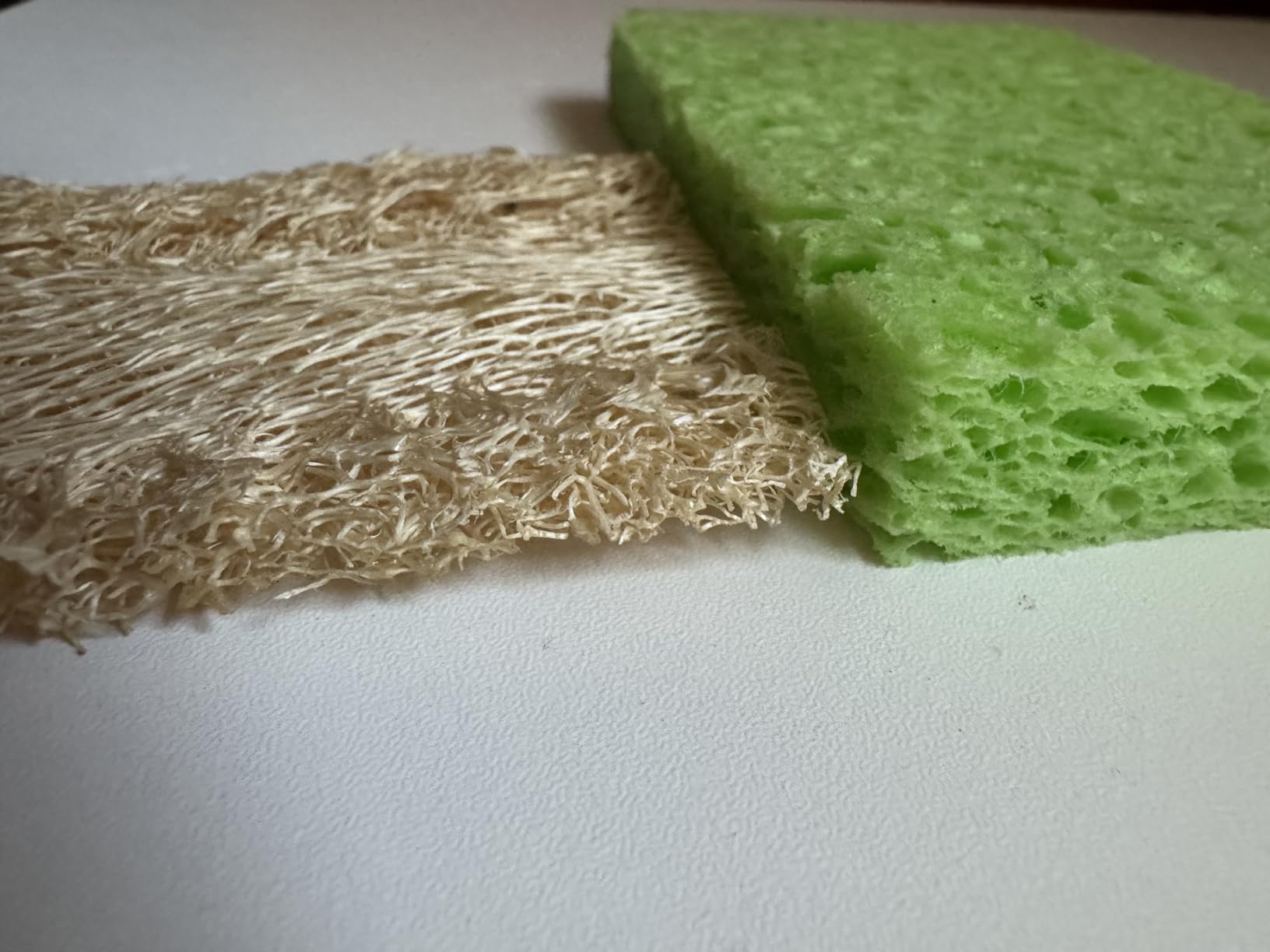 Natural Loofah Dish Sponge (Pack 30) - 100% Biodegradable Compostable Dishwashing Scouring Pad - Customer Photo 1