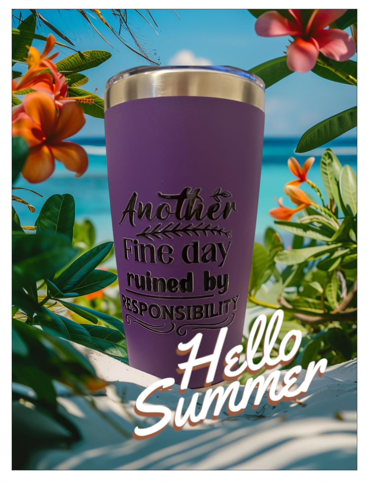 20 oz Tumbler with lid Double Wall Vacuum Insulated Tumblers Stainless Steel Coffee Mug Travel Coffee Tumbler Powder Coated Tumbler Cup Keep Hot&Cold - (Stainless 1 Pack) - Customer Photo 2