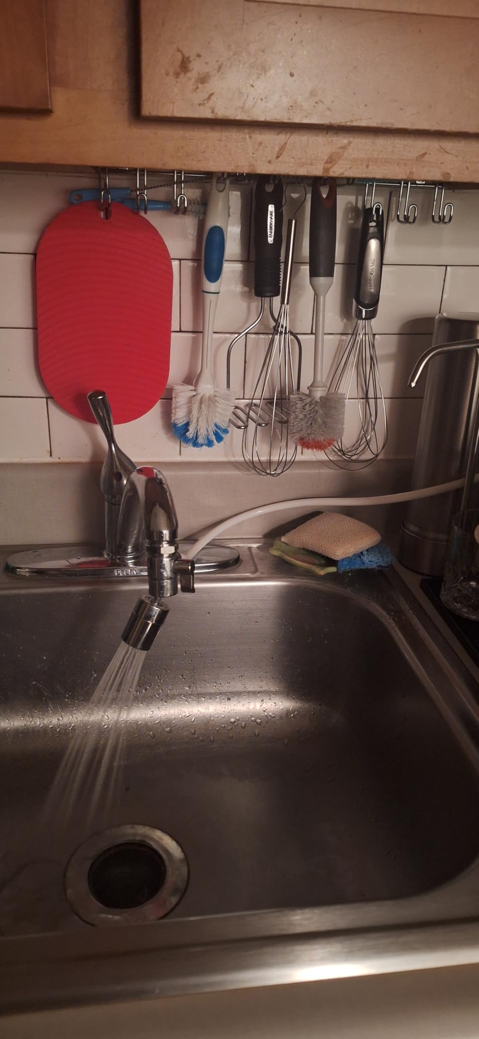 LCF 0.01μm Ultra-Filtration Under Sink Water Filter System, 3-Stage Alkaline Mineral pH+ Water Purifier, LED UV-C Ultrąviolët SUS304 Faucet, Reduces up to 99.9% of Baçtёria, Bad Taste & Chlorine Customer Review LCF 0.01μm Ultra-Filtration Under Sink Water Filter System, 3-Stage Alkaline Mineral pH+ Water Purifier, LED UV-C Ultrąviolët SUS304 Faucet, Reduces up to 99.9% of Baçtёria, Bad Taste & Chlorine - Customer Photo 5