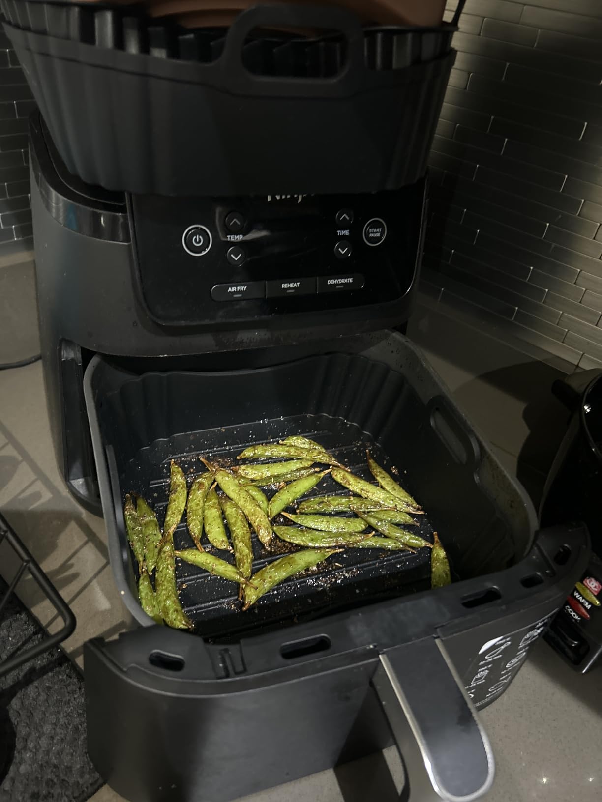 Square Silicone Air Fryer Liners 2 Pack, Compatible with Ninja AF141 181, 8.5 Inch Air Fryer Liners for COSORI 5-6.5 QT, Reusable Silicone Basket Customer Review Square Silicone Air Fryer Liners 2 Pack, Compatible with Ninja AF141 181, 8.5 Inch Air Fryer Liners for COSORI 5-6.5 QT, Reusable Silicone Basket - Customer Photo 2
