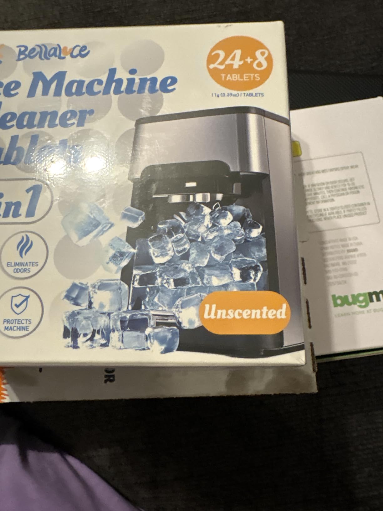 Bellaluce Ice Machine Cleaner Tablets Descaler (32 Pack) – Nickel-Safe Countertop Portable Commercial Ice Maker Cleaning – Remove Hard Water Buildup, Odor-Free, Crystal Clear Ice Customer Review Bellaluce Ice Machine Cleaner Tablets Descaler (32 Pack) – Nickel-Safe Countertop Portable Commercial Ice Maker Cleaning – Remove Hard Water Buildup, Odor-Free, Crystal Clear Ice - Customer Photo 1