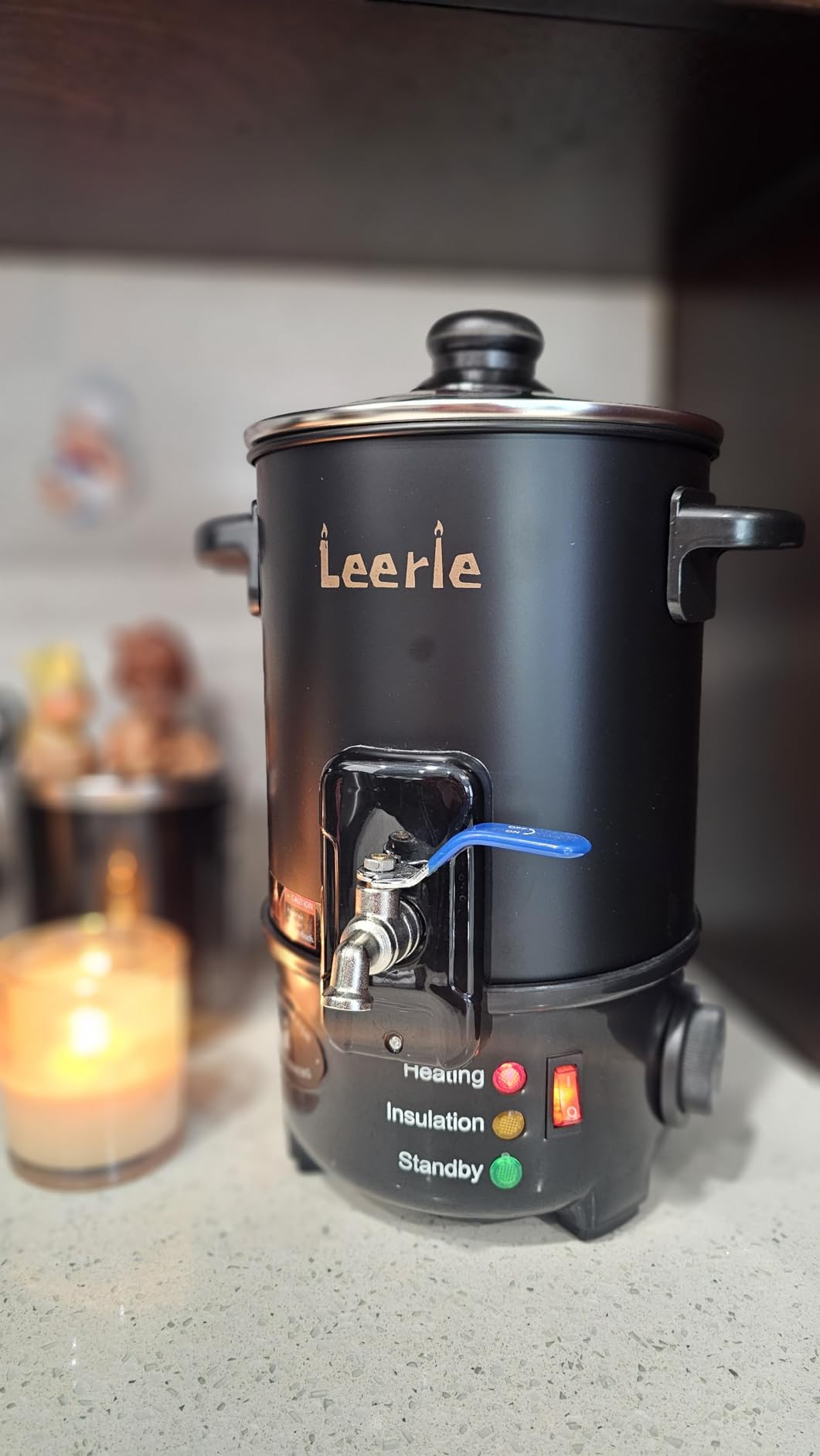 Leerie M4 8Lbs Wax Melter for Candle Making - Heating Core Brass Spout & Temp Control, No Clog, Easy to Clean - Electric Wax Melting Pot for DIY Candle Makers & Beginners customer photo 1