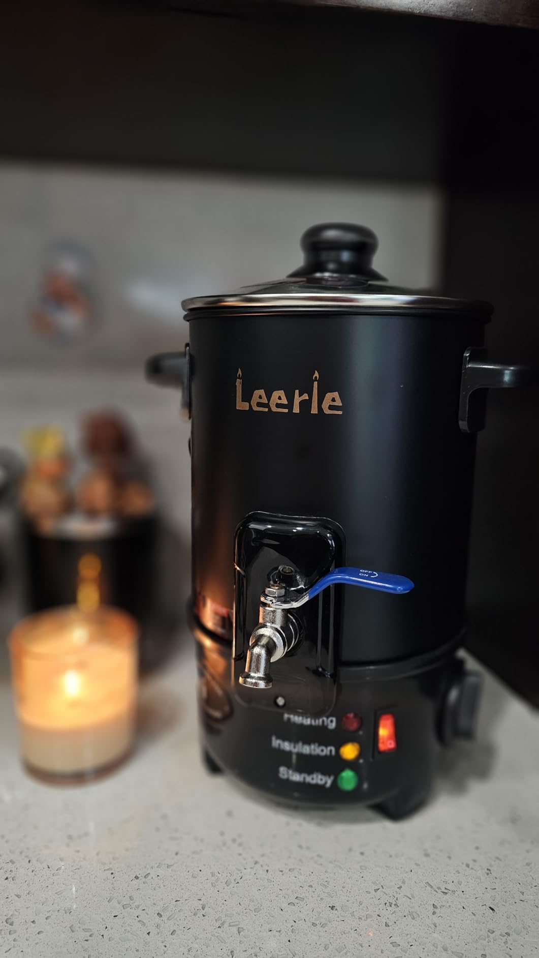 Leerie M4 8Lbs Wax Melter for Candle Making - Heating Core Brass Spout & Temp Control, No Clog, Easy to Clean - Electric Wax Melting Pot for DIY Candle Makers & Beginners customer photo 2