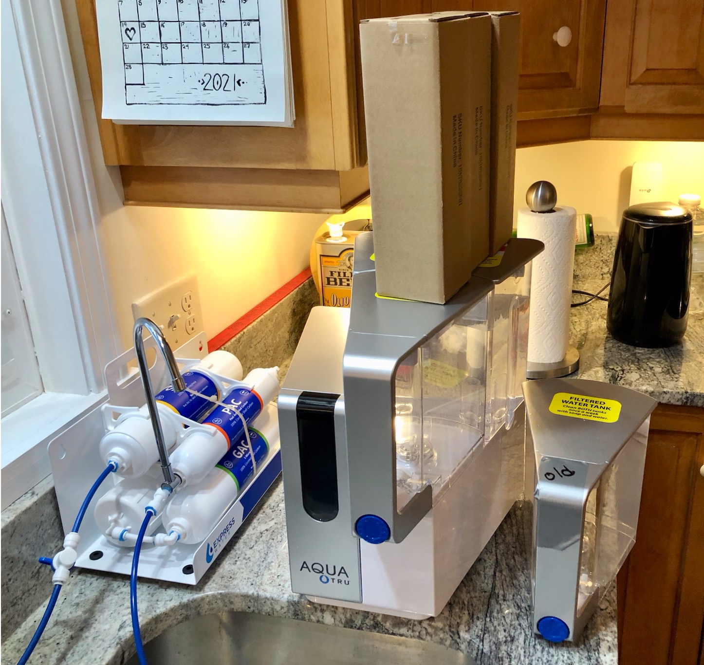 AquaTru Classic Countertop Water Purifier - Certified 4-Stage Reverse Osmosis System Removes 84 Contaminants - Customer Photo 3