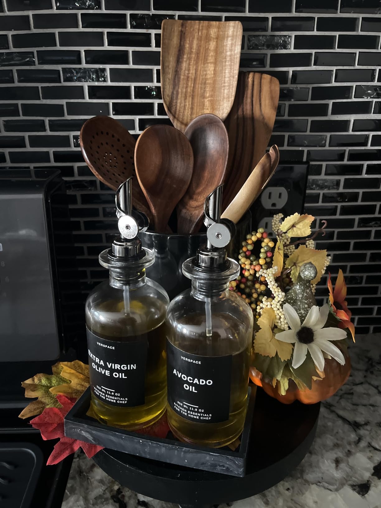 Premium Teak Wooden Spoons for Cooking, 6-Piece Wood Kitchen Utensils Set for Nonstick Cookware - Heat Resistant, Natural Healthy Spatula Set with Hanging Holes - Durable, Scratch-Free & Handcrafted - Customer Photo 1