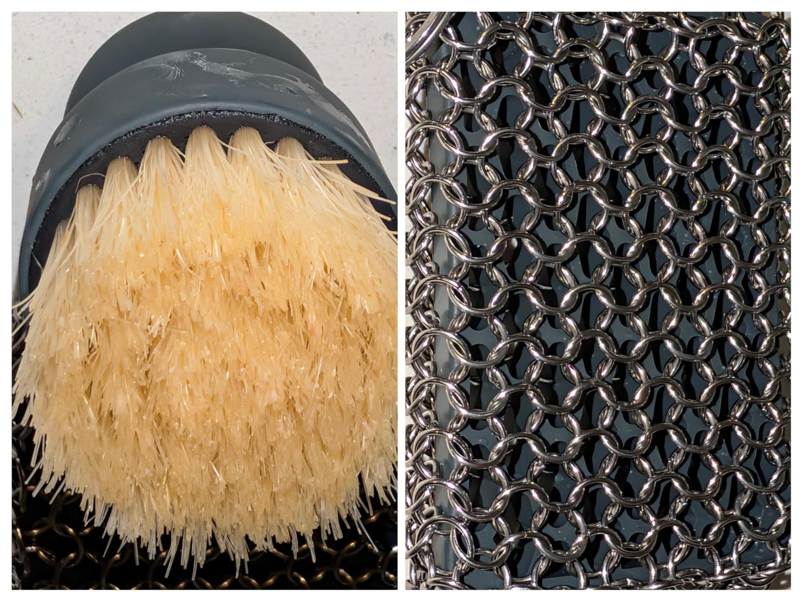 Made In Cookware - 3-Piece Carbon Steel Cleaning Set - Includes Chain Mail Scrubber, Cleaning Brush and Carbon Steel Seasoning Wax Customer Review Made In Cookware - 3-Piece Carbon Steel Cleaning Set - Includes Chain Mail Scrubber, Cleaning Brush and Carbon Steel Seasoning Wax - Customer Photo 2