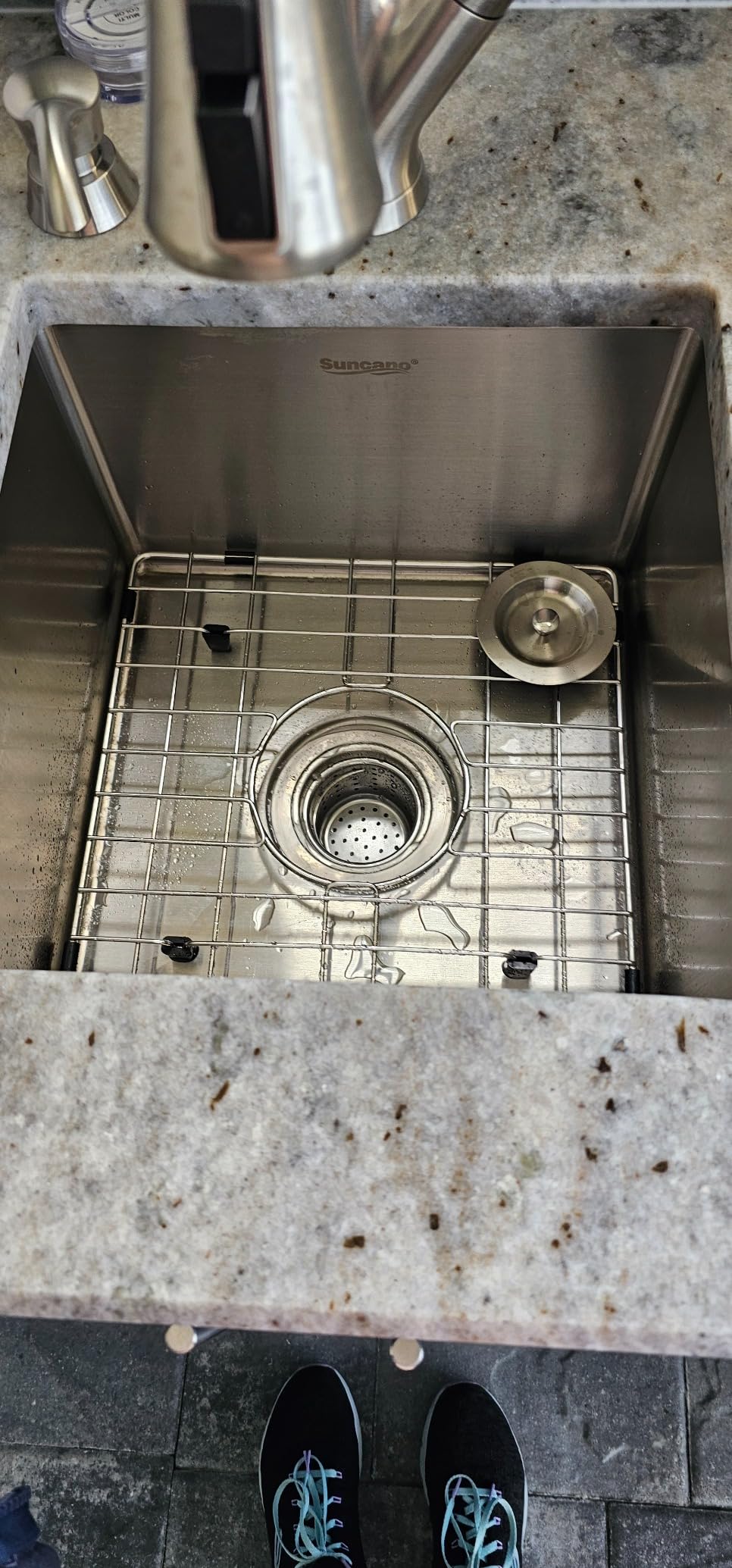 30 Inch Undermount Kitchen Sink Workstation, Stainless Steel Handmade 10