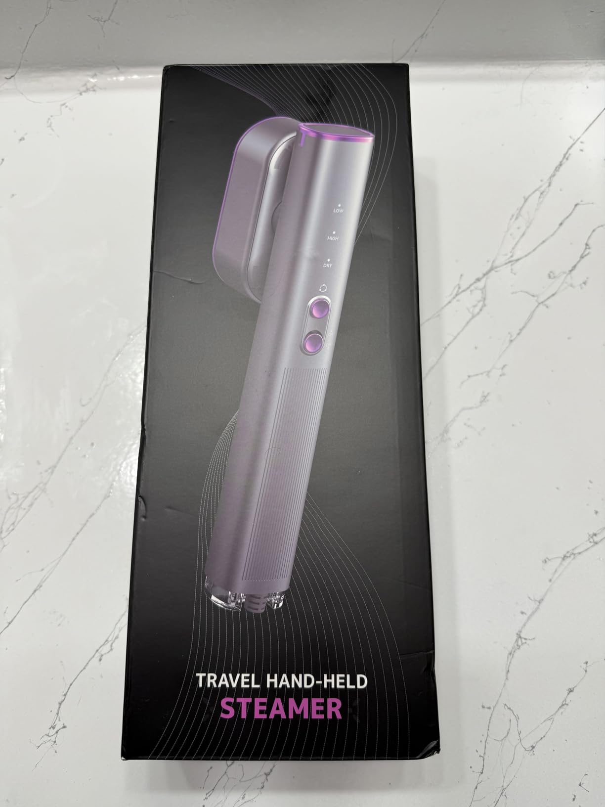 Steamer for Clothes, 1000W Portable Garment Steamer Travel Size, 100-240V Dual Voltage, 120ml Tank Handheld Steam & Iron 2 in 1, for Home, Business, Global & Europe Traveling, Rose Gold - Customer Photo 2