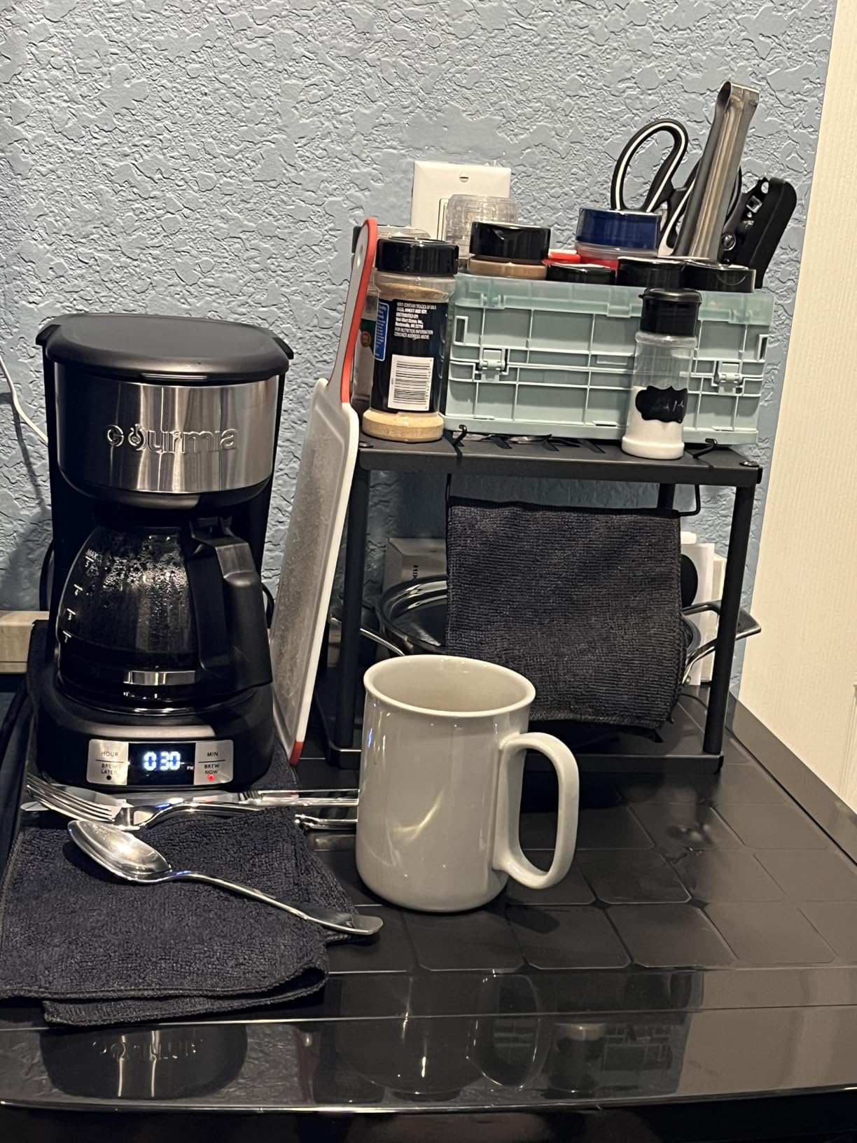 Gourmia Drip Coffee Maker – 5 Cup, One-Touch Brew, Pause & Serve, Adjustable 4 Hr Keep Warm, EZ-View Water Window, Black Customer Review Gourmia Drip Coffee Maker – 5 Cup, One-Touch Brew, Pause & Serve, Adjustable 4 Hr Keep Warm, EZ-View Water Window, Black - Customer Photo 2