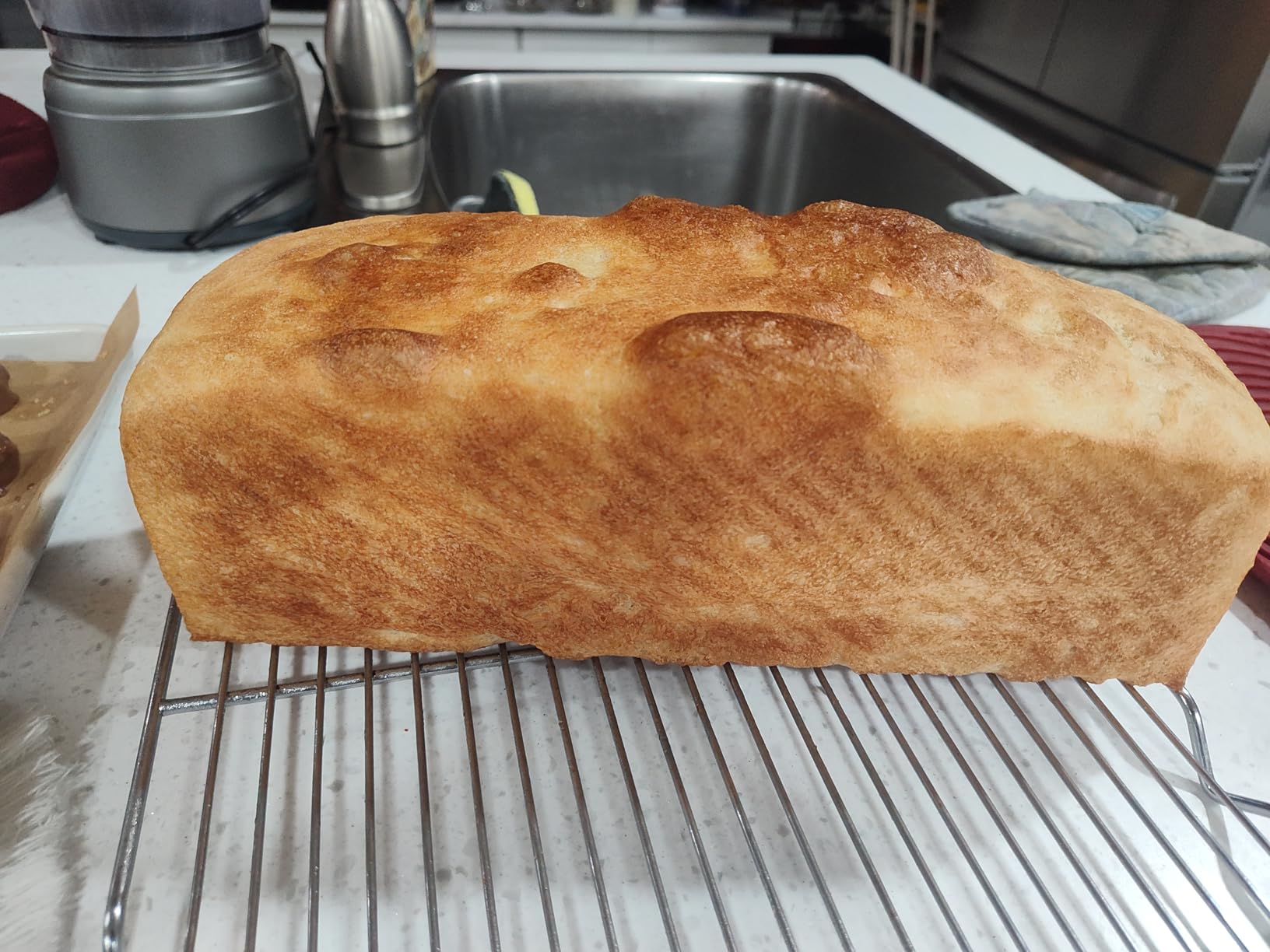 SS&CC Pullman Loaf Pan with Lid 13x4 | 2.2lb Carbon Steel Bread Pan for Homemade Sourdough & Sandwich Bread | Nonstick Bakeware, Heavy Duty & Easy Clean Customer Review SS&CC Pullman Loaf Pan with Lid 13x4 | 2.2lb Carbon Steel Bread Pan for Homemade Sourdough & Sandwich Bread | Nonstick Bakeware, Heavy Duty & Easy Clean - Customer Photo 2
