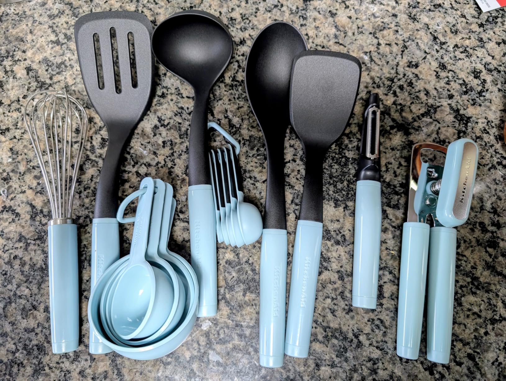 KitchenAid Universal Tool and Gadget Set, 16 Piece, Mineral Water - Customer Photo 4