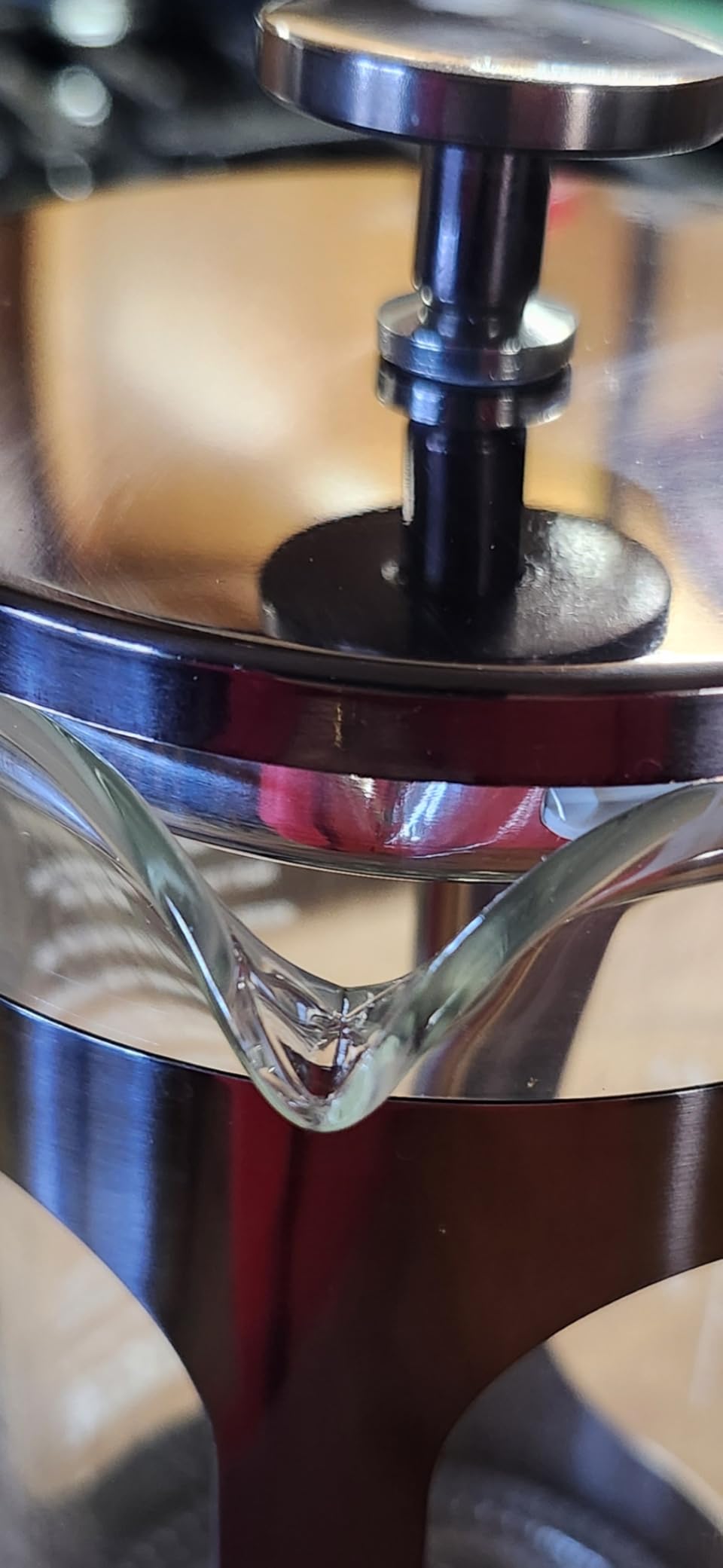 Veken French Press Coffee Maker 21oz 0.6 L, Single Serve Small Pot, Heat Resistant Thickened Borosilicate Glass, Stainless Steel Brewer, Cold Brew Cafetera Teapot for Kitchen Travel Camping, Copper Customer Review Veken French Press Coffee Maker 21oz 0.6 L, Single Serve Small Pot, Heat Resistant Thickened Borosilicate Glass, Stainless Steel Brewer, Cold Brew Cafetera Teapot for Kitchen Travel Camping, Copper - Customer Photo 2