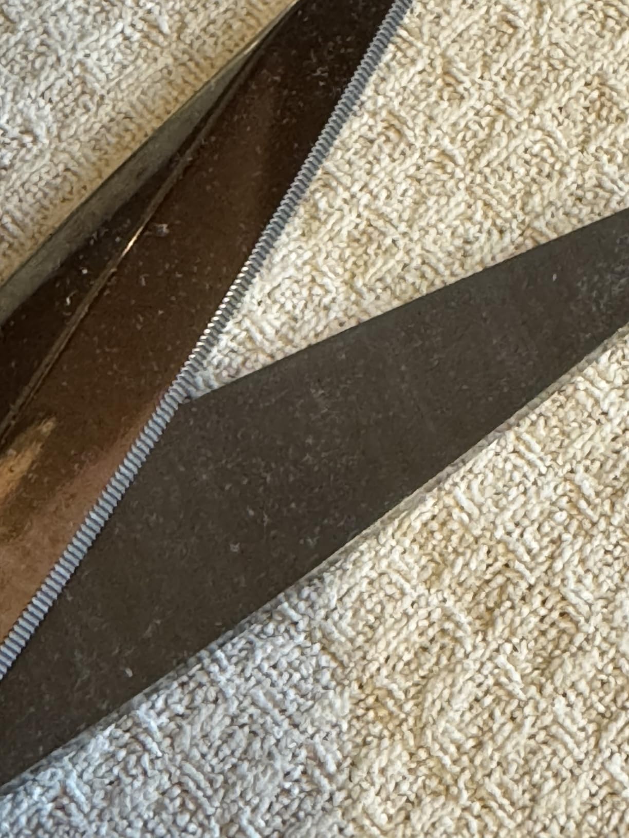 TONMA Kitchen Scissors All Purpose [Made in Japan] Japanese Kitchen Shears with Micro Serrated, Solid Stainless Steel Build Heavy Duty Cooking Scissors for Food, Mirror-Finished, Dishwasher Safe - Customer Photo 2