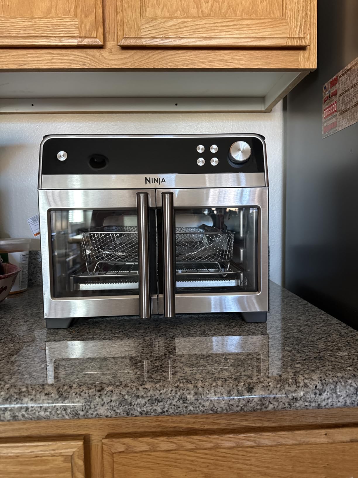 Ninja | French Door Premier | Air Fryer, Convection Oven, Toaster | 5-qt Air Fry Basket, Sheet Pan, Wire Rack, Broil Rack | PFAS-free Cooking Surface, Dishwasher-safe Accessories | FO101 (NEW) Customer Review Ninja | French Door Premier | Air Fryer, Convection Oven, Toaster | 5-qt Air Fry Basket, Sheet Pan, Wire Rack, Broil Rack | PFAS-free Cooking Surface, Dishwasher-safe Accessories | FO101 (NEW) - Customer Photo 5