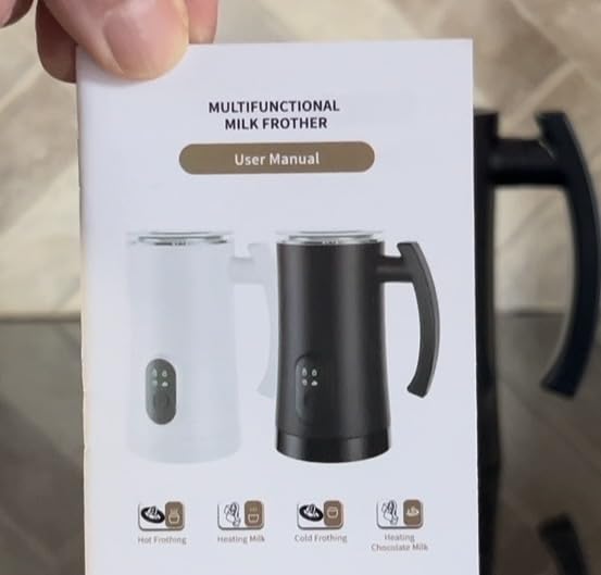 Electric Milk Frother, 4 in 1 Milk Steamer,11.8oz/350ml Automatic Warm and Cold Foam Maker for Coffee,Latte, Cappuccino, Macchiato, Hot Chocolate - Customer Photo 2