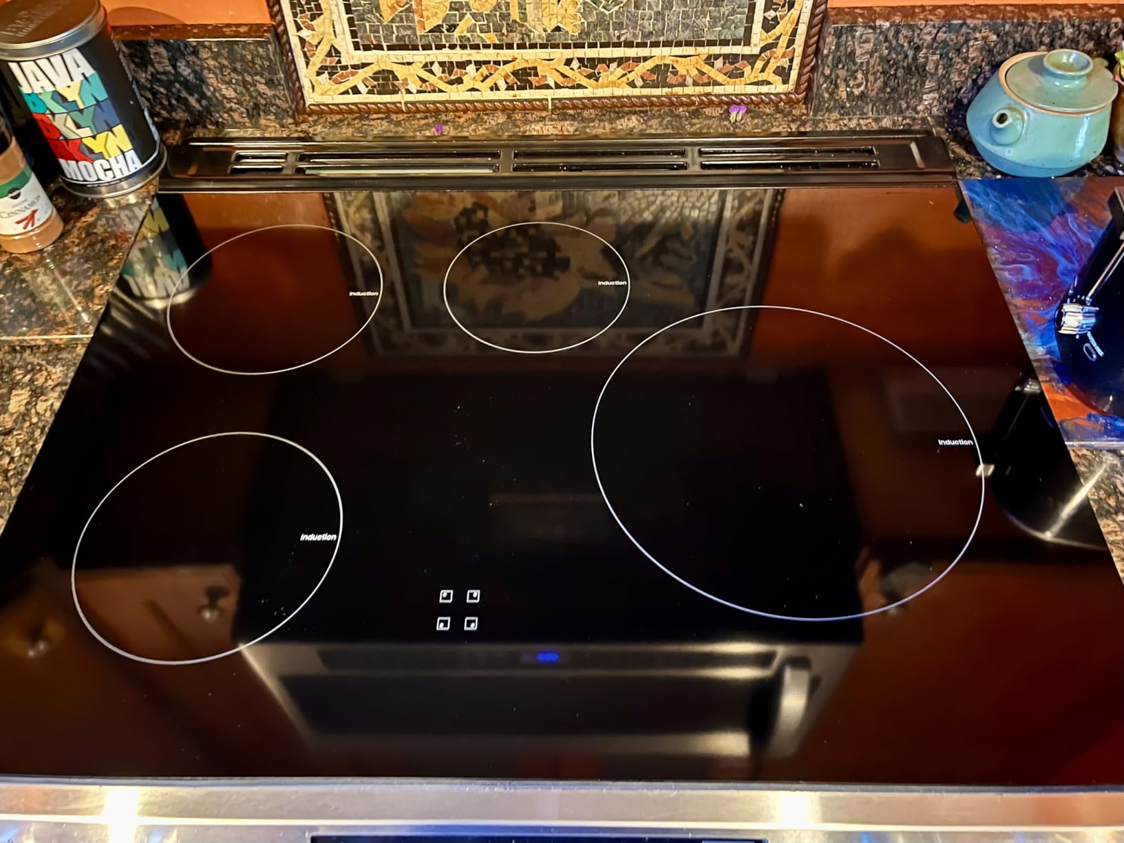 Extra Large Induction Cooktop Protector Cover Mat (Magnetic) | 300°C (572°F) Heat-Resistant | Power Boost Compatible | Range Covers for Electric Stove (Pure Black, 20.4x30.7 In) Customer Review Extra Large Induction Cooktop Protector Cover Mat (Magnetic) | 300°C (572°F) Heat-Resistant | Power Boost Compatible | Range Covers for Electric Stove (Pure Black, 20.4x30.7 In) - Customer Photo 1