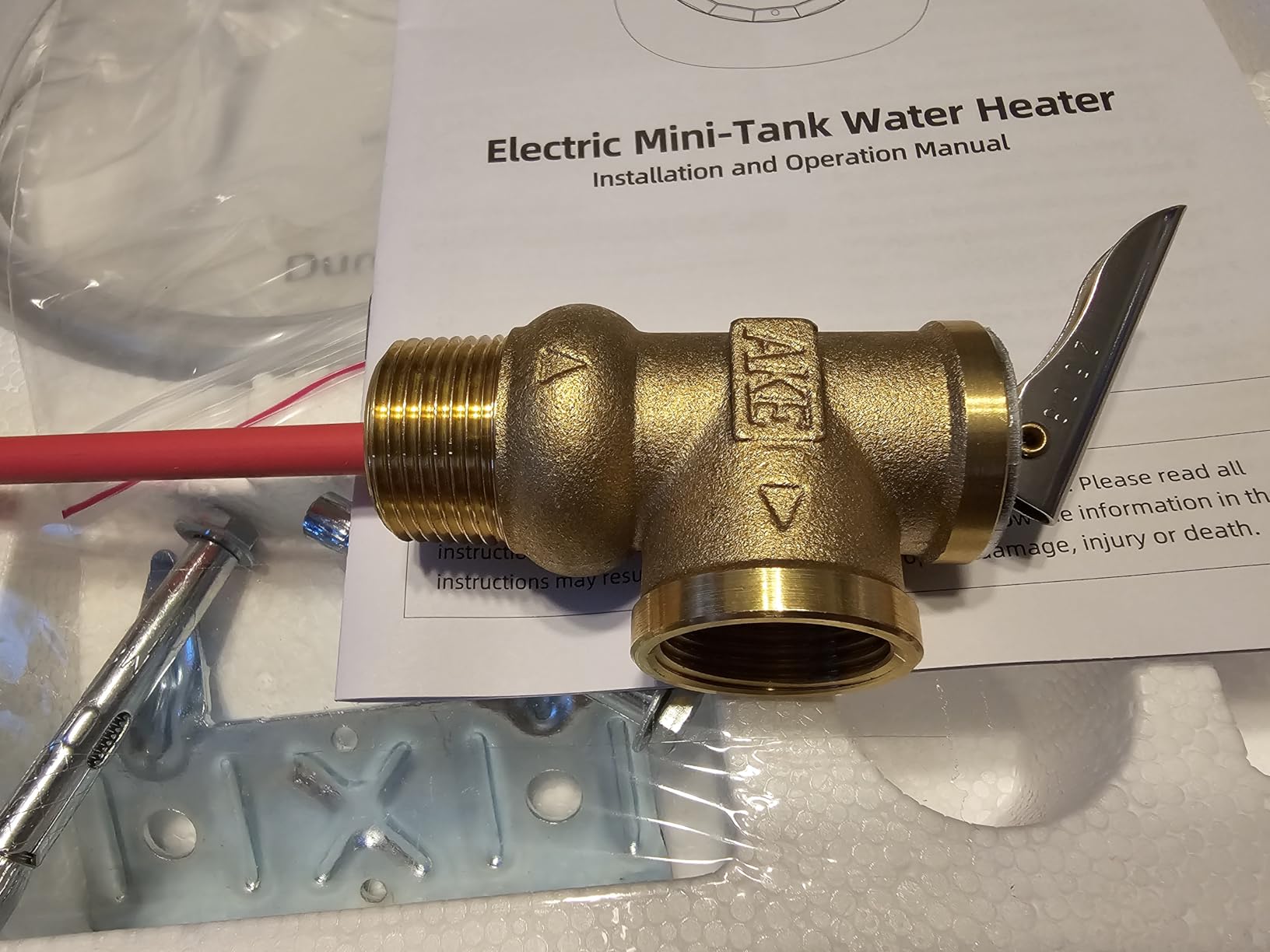 Water Heater Electric, 2.5 Gallons Mini-Tank Under Sink Instant Hot Water Heater, Point of Use for Kitchen/RV/Camper/Food Truck, Glass-Lined Tank (120V) Easy to Install Floor or Wall Mounted Customer Review Water Heater Electric, 2.5 Gallons Mini-Tank Under Sink Instant Hot Water Heater, Point of Use for Kitchen/RV/Camper/Food Truck, Glass-Lined Tank (120V) Easy to Install Floor or Wall Mounted - Customer Photo 1
