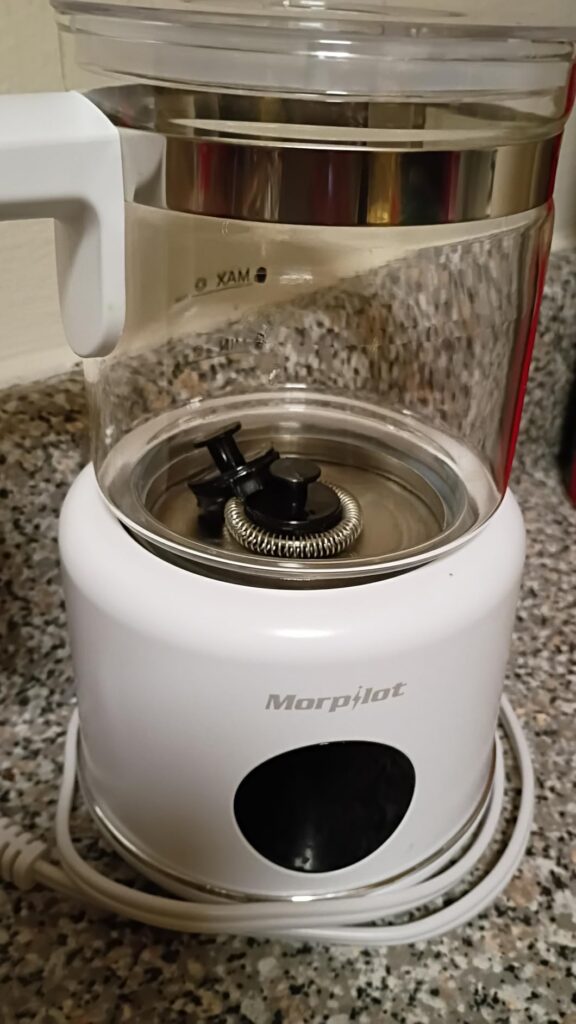 Large Electric Milk Frother and Steamer, 16.9oz/500ml Milk Steamer and Frother for Latte or Hot Chocolate, Dishwasher Safe, BPA Free, 6 Functions, Enjoy Perfect Milk Froth in 2 Min (White-Glass) Customer Review Best Milk Steamer and Frother