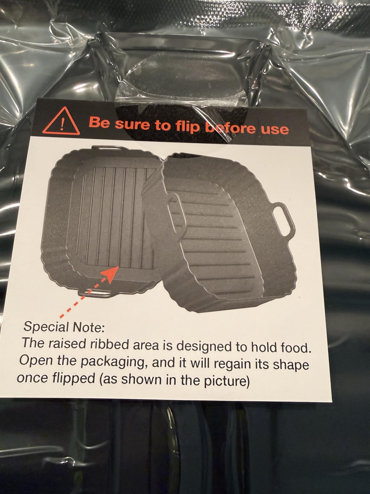 8.5 Inch Square Silicone Air Fryer Liners 2 Pack, Reusable Air Fryer Basket Liners for Ninja AF141 AF142 AF181, COSORI, Cuisinart, Chefman, Instant Air Fryer 5-6.5 QT Customer Review 8.5 Inch Square Silicone Air Fryer Liners 2 Pack, Reusable Air Fryer Basket Liners for Ninja AF141 AF142 AF181, COSORI, Cuisinart, Chefman, Instant Air Fryer 5-6.5 QT - Customer Photo 2