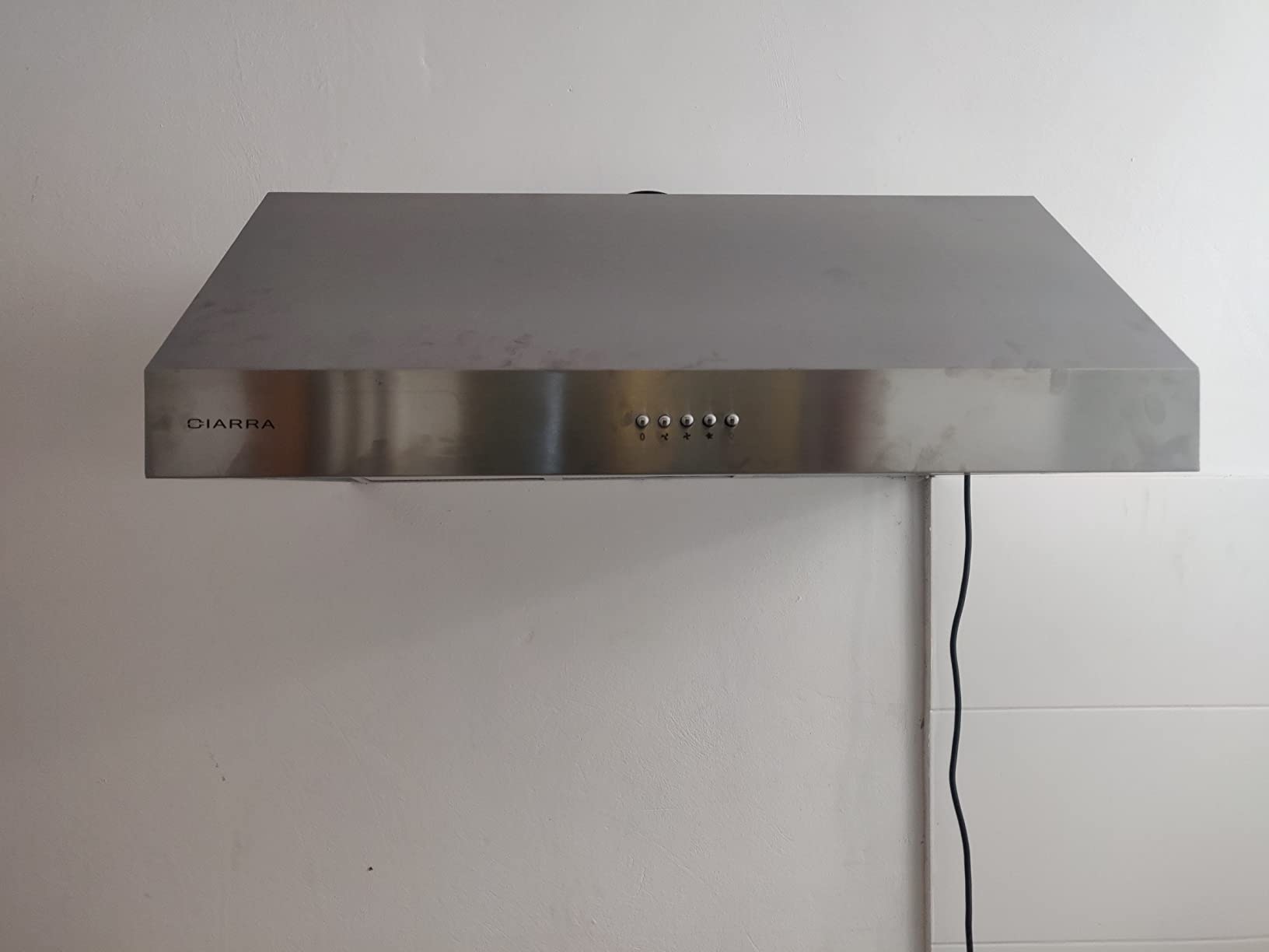 CIARRA Under Cabinet Range Hood 30 inch with Ducted/Ductless Convertible Stove Hood Vent with 2-Level LED Light for Kitchen, Stainless Steel, Gesture & Touch Control, Easy to Install - Customer Photo 1