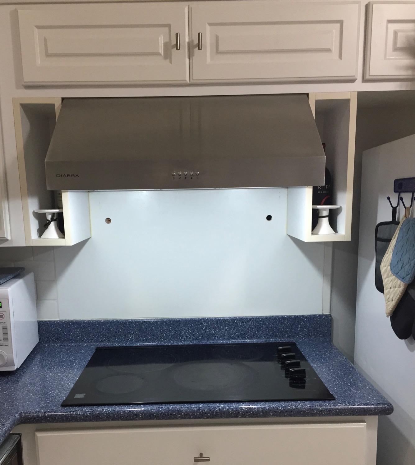 CIARRA Under Cabinet Range Hood 30 inch with Ducted/Ductless Convertible Stove Hood Vent with 2-Level LED Light for Kitchen, Stainless Steel, Gesture & Touch Control, Easy to Install - Customer Photo 3