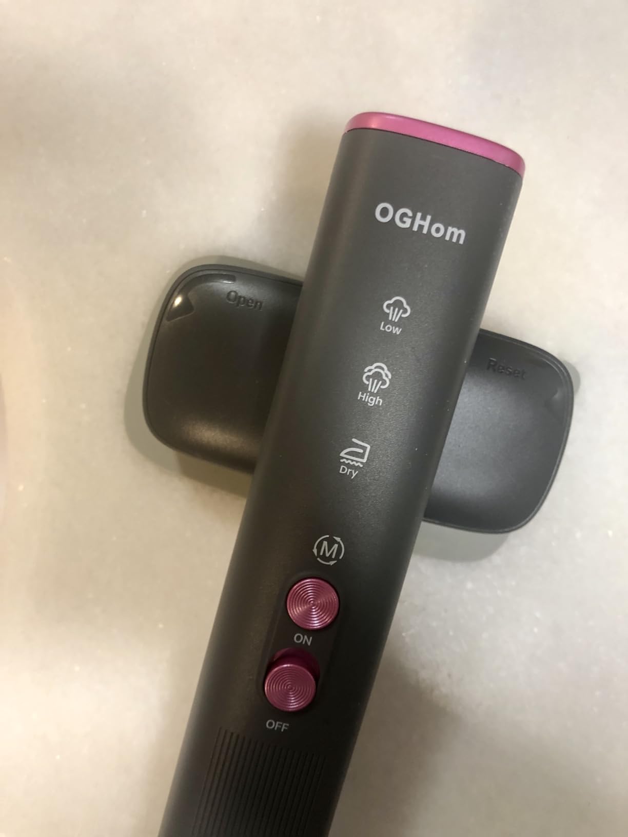 OGHom Steamer for Clothes, 110-240V Travel Steamer & Iron 2 in 1, 1000W Powerful Steam, Portable Handheld Garment Wrinkle Remover, 30s Fast Heat-Up with Dry & 2-Steam Control, for Global & Europe - Customer Photo 2