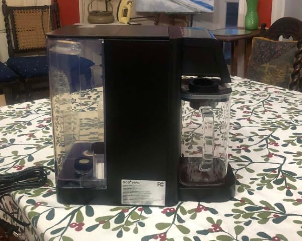 Ecoviva Mate 5 Countertop Reverse Osmosis Water Filter, 8-Stage RO Water Filtration System with 40 oz Water Pitcher, Alkaline Mineralization pH+, Compact Design, Meets NSF/ANSI 58 Standard, Black Customer Review Ecoviva Mate 5 Countertop Reverse Osmosis Water Filter, 8-Stage RO Water Filtration System with 40 oz Water Pitcher, Alkaline Mineralization pH+, Compact Design, Meets NSF/ANSI 58 Standard, Black - Customer Photo 2