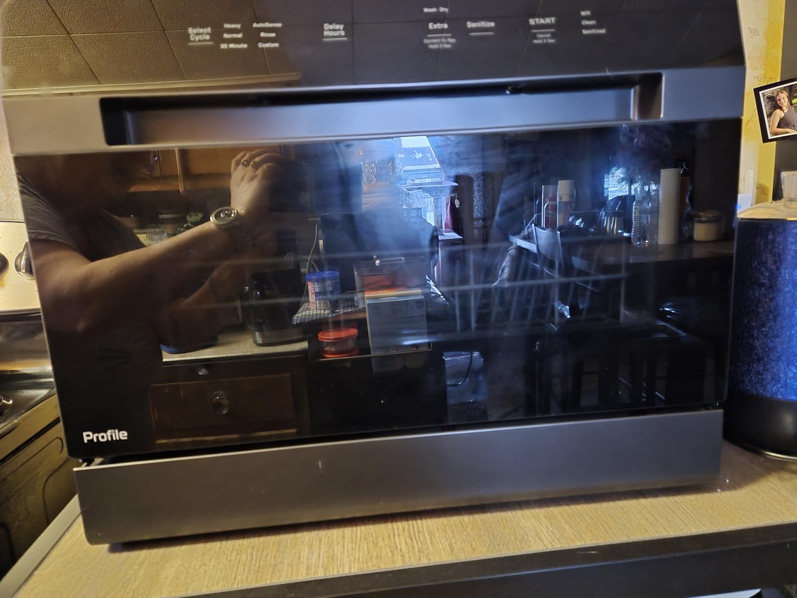 GE Profile Countertop Dishwasher, Energy Star, 6 place settings, 6 wash cycles, WiFi Connected, with Built-In Capabilities - Customer Photo 1