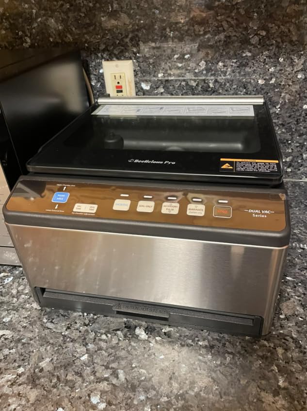 DualCore CVS101 Chamber Vacuum Sealer for Liquids & Sous Vide, 6L Dual Vacuum Zones & Extra-Wide Bag Clamp, 230W Dual-Core Dry Pump x4, Commercial-Grade Food Packaging Machine for Home Use Customer Review DualCore CVS101 Chamber Vacuum Sealer for Liquids & Sous Vide, 6L Dual Vacuum Zones & Extra-Wide Bag Clamp, 230W Dual-Core Dry Pump x4, Commercial-Grade Food Packaging Machine for Home Use - Customer Photo 2