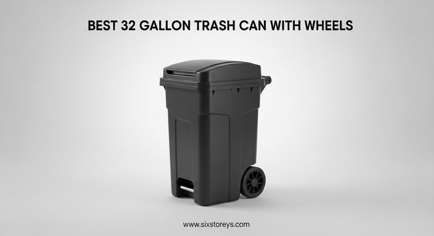 Best 32 Gallon Trash Can With Wheels