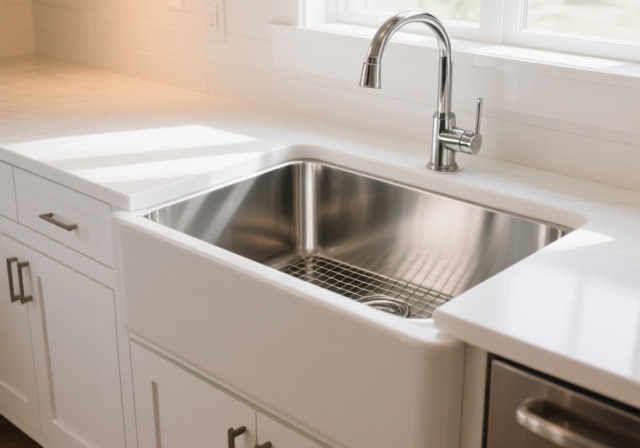 Best Stainless Steel Farmhouse Sinks [cy]: 10 Top-Rated Models Reviewed - sixstoreys