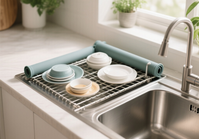 Best Roll Up Sink Drying Rack - sixstoreys
