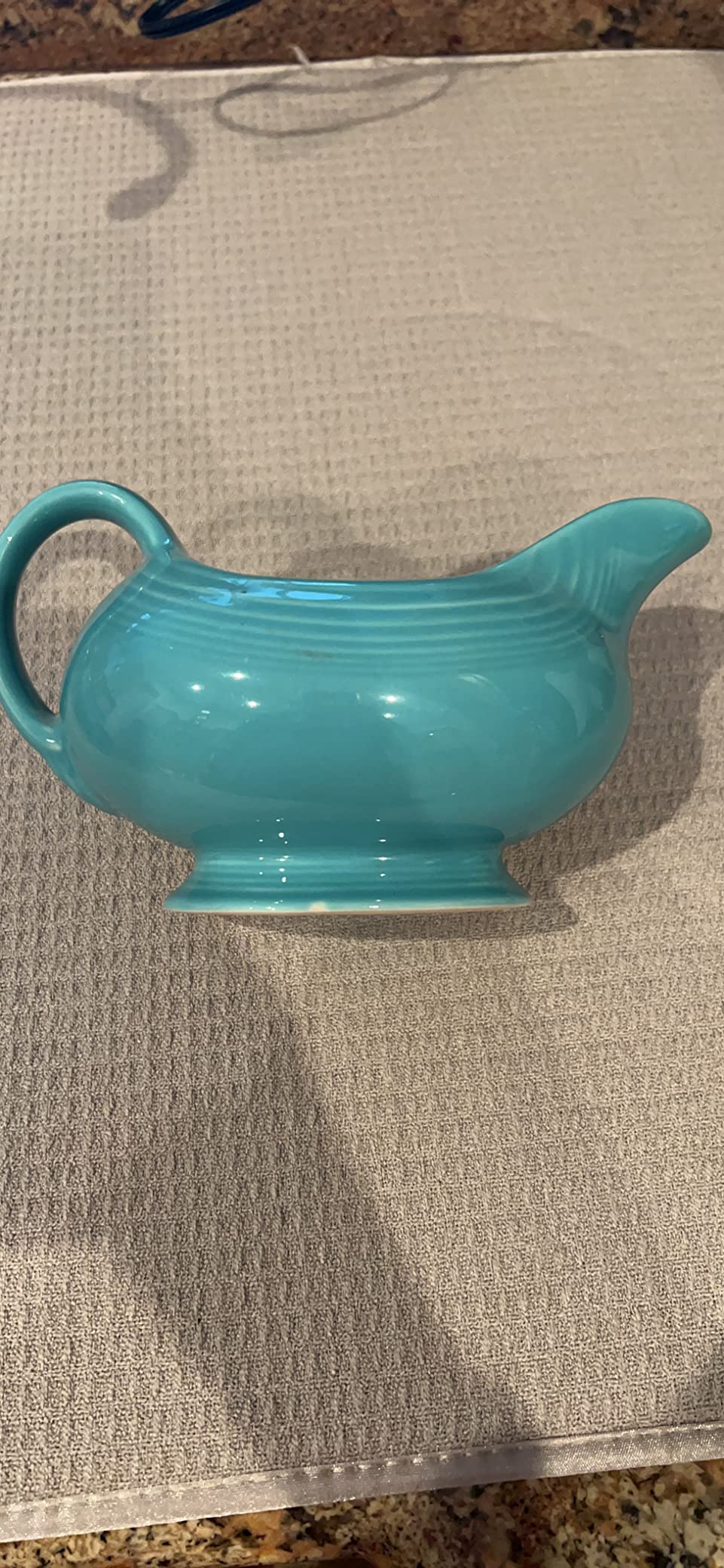 Fiesta Sauceboat/Gravy Boat - Durable Ceramic, Lead-Safe, Dishwasher/Microwave/Oven Safe - Made in USA customer photo 1