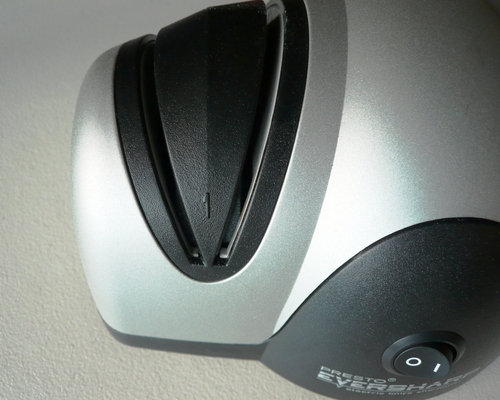 Presto 08800 EverSharp Electric Knife Sharpener, 2-Stage System, Silver/Black customer photo 2