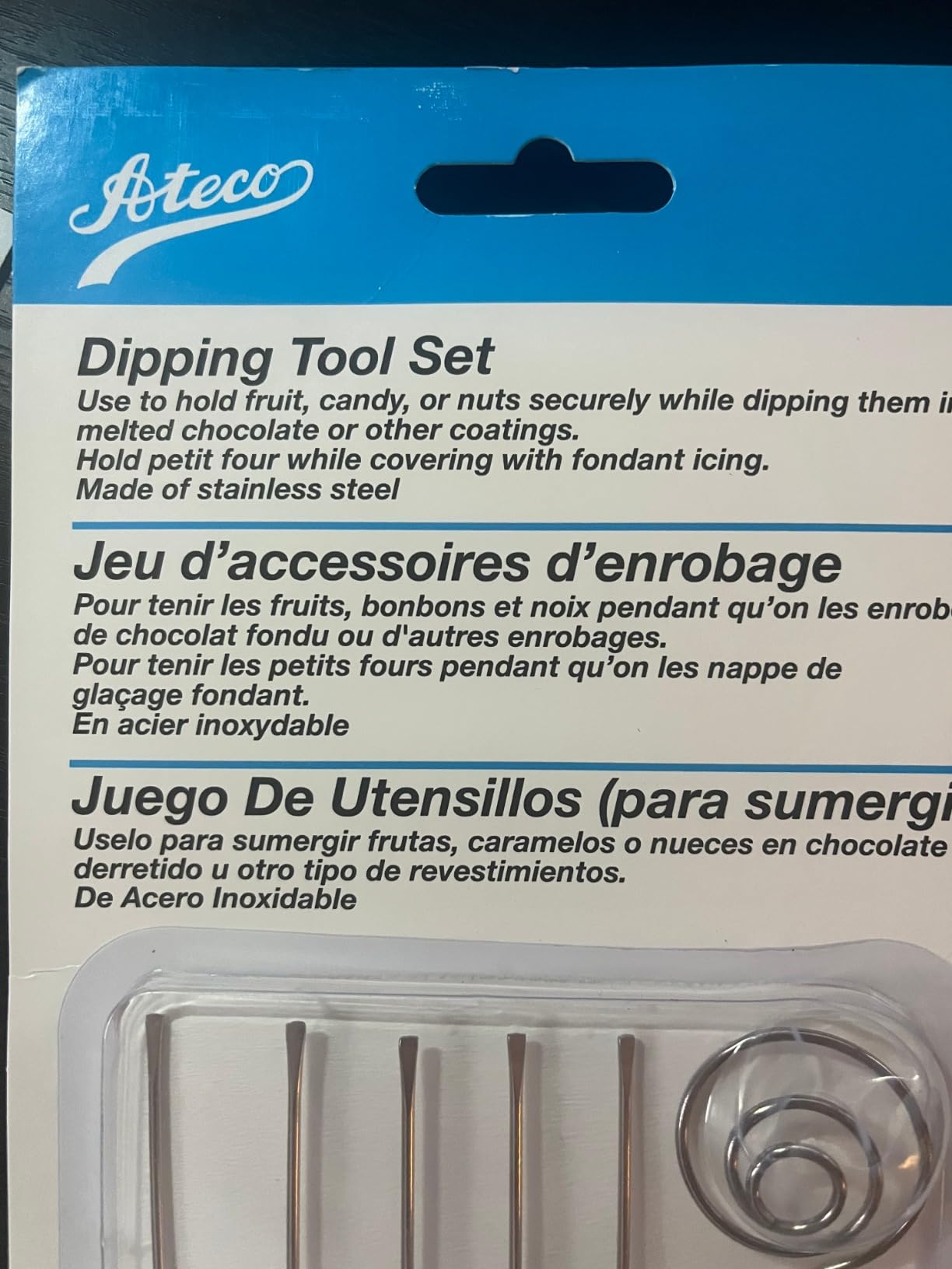 Ateco 1378 Dipping Tool 3-Piece Set, Stainless Steel customer photo 2