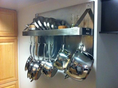 Cuisinart Octagonal Hanging Cookware Rack,Stainless steel customer photo 1
